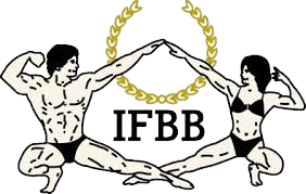 Como Participar de uma competição de Fisiculturismo. Logo da IFBB.